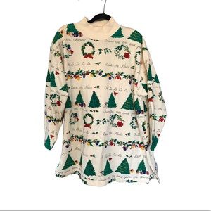 E Wear Vintage Christmas Sweater Sz 2X